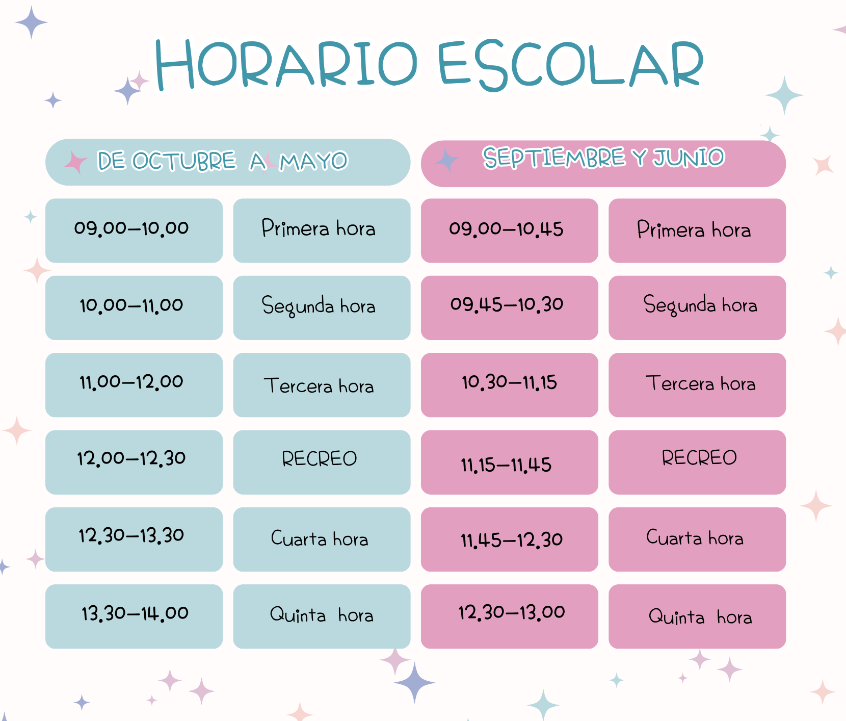 horario